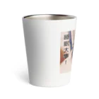 Kawauso-sanの睡眠大事！ Thermo Tumbler