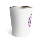 Lala-natural-accessoryのMandala Flower Thermo Tumbler