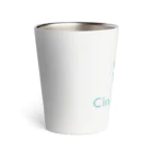 シネマジーンのCinema Geneロゴ（ブルー） Thermo Tumbler