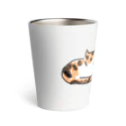 保護ねこカフェ もりねこのふたばちゃん&べべちゃん Thermo Tumbler