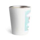 晴れ時々うさぎの夢の国のうさぎ Thermo Tumbler