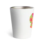 onehappinessのピンシャー　hibiscus　花言葉　onehappiness Thermo Tumbler