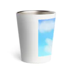 akiの青空とうさぎ雲 Thermo Tumbler