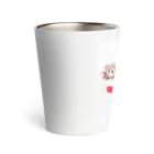 kumamia（くまみあ）のくまの3兄弟（いちごのホールケーキ） Thermo Tumbler