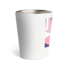 こてつくんAIのピンク置き時計 Thermo Tumbler