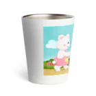 アプリコワークスのくまちゃん・みんなでお散歩 Thermo Tumbler