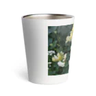 bitpiyoの黄色い薔薇の花 Thermo Tumbler