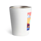 shibasannのフランスの風景のピクセルアート Thermo Tumbler