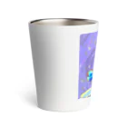 空想宇宙雑貨店の宇宙うさぎ Thermo Tumbler