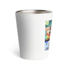 The Triplets Kkittensの絵本「三つ子ネコのなぞなぞだいぼうけん」スペシャルグッズ Thermo Tumbler