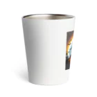 umakoiのドット絵のハロウィン城 Thermo Tumbler