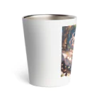 Sesilionの星の精霊の夜舞 Dance of the Star Spirit Thermo Tumbler