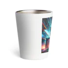 のんびりアート工房のサイバーパンク Thermo Tumbler