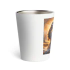 DeenaDeeのGolden Hour Embrace  夕暮れの抱擁 Thermo Tumbler