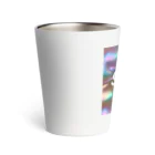 Kumamanのオーロラシルク　Shineロゴ入り Thermo Tumbler