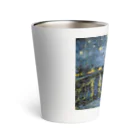 名画館のゴッホ「ローヌ川の星月夜」　フィンセント・ファン・ゴッホの絵画【名画】 Thermo Tumbler