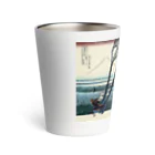 浮世絵屋の北斎「富嶽三十六景⑱　駿州江㞍」葛飾北斎の浮世絵 Thermo Tumbler