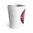 RetrowaveFlowerのRetrowaveFlower-金木犀- Thermo Tumbler