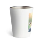 AI美女王国のドット絵のゆうこちゃん Thermo Tumbler