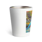 自然大好きの渓流のカワセミ Thermo Tumbler