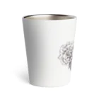 naomaria art shopの牡丹（ピオニー）GY Thermo Tumbler