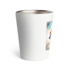 【ma chérie】A treasury of love.のカラフルバッファロー Thermo Tumbler