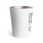 bigbamboofamilyの月に照らされた梟 Thermo Tumbler