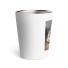 LuckyRiverShineの袋に入っている猫 Thermo Tumbler