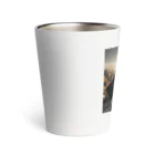 AQUAMETAVERSEのサングラスをかけた、かわいい犬 Marsa 106 Thermo Tumbler