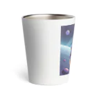 うさぎやの宇宙を旅するうさぎ4 Thermo Tumbler