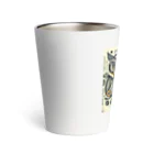 kotpopのSymmetrical Owls Thermo Tumbler