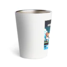 Sunlit Horizonのドット絵・ハム二郎 Thermo Tumbler