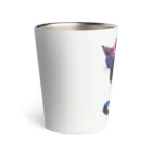 猫との風景の宇宙と猫002 Thermo Tumbler