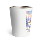 きっとカワイイ何でも図鑑の雪国のひよこ Thermo Tumbler