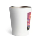 ikeikeikedaの街を照らす夕陽（景色シリーズ） Thermo Tumbler