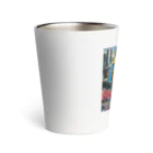 かてこの洋服販売所のUrban Rainbow: Bold Hip-Hop Fashion Thermo Tumbler