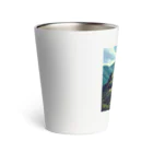 Pixel Art Goodsのマチュピチュ遺跡（pixel art） Thermo Tumbler