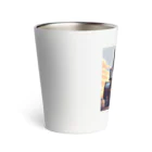 Pixel Art Goodsのケルン大聖堂（pixel art） Thermo Tumbler