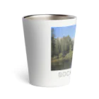 Rami's SouvenirsのROCKY MOUNTAIN - dark logo Thermo Tumbler