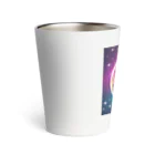 moonlightcatのグラデーションネオンカラームーン Thermo Tumbler