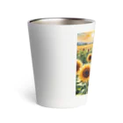 LOGOstylesの変わらぬ　ひまわり Thermo Tumbler