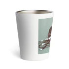 tea partyの花かんむり Thermo Tumbler