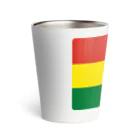 お絵かき屋さんのボリビアの国旗 Thermo Tumbler