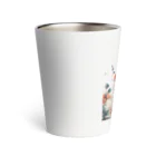 Unique Existenceのhorde of flowers Thermo Tumbler