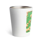 kinnirono-inuのドット絵　たくさんのゴールデンレトリバー２ Thermo Tumbler