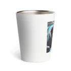 Kobayashi Kayoのドライブ中の猫 Thermo Tumbler