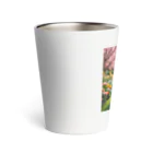 JAMnano1837の猫 in 花園 Thermo Tumbler