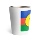 お絵かき屋さんのニューカレドニアの国旗 Thermo Tumbler