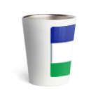 お絵かき屋さんのレソトの国旗 Thermo Tumbler