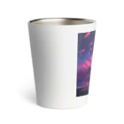 million-mindの色彩豊かな夕空 Thermo Tumbler